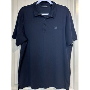 Travis Mathew Golf Short Sleeve Performance Polo Shirt pima cotton sz XL FCA